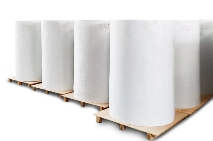 Self-adhesive thermal cash register label