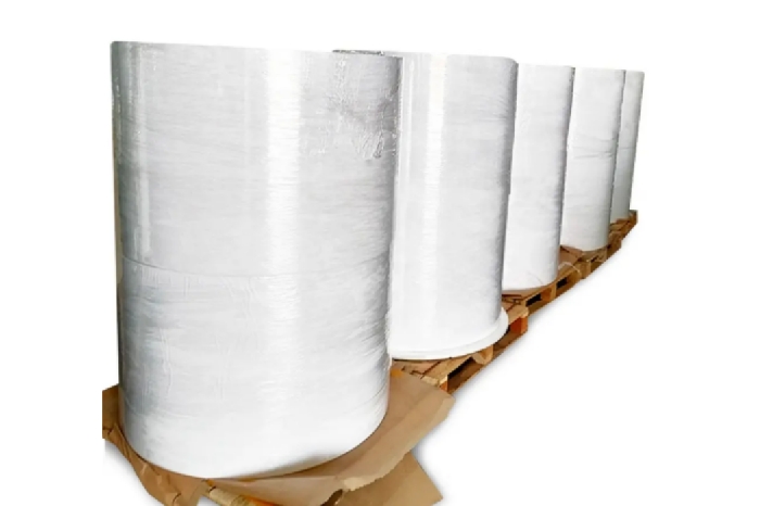 Self-adhesive thermal cash register label