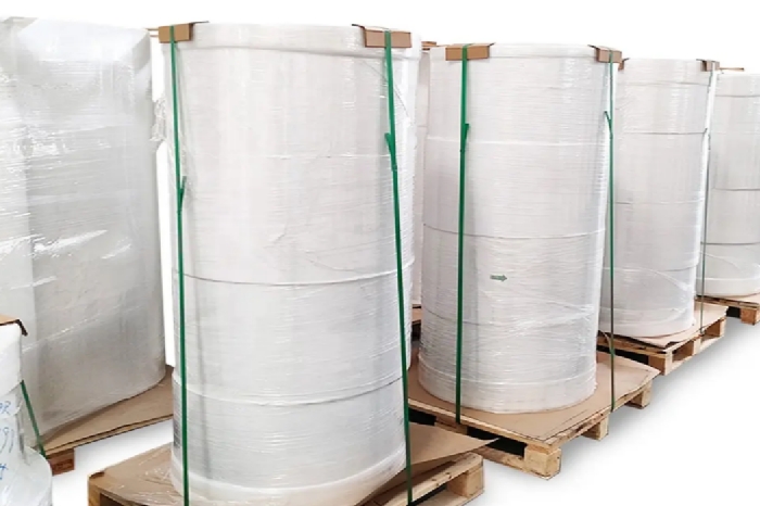 Self-adhesive thermal logistics label