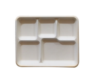 5-compartments Tray